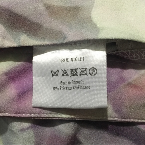 True Violet Floral Print Palazzo Pant (UK12/US8) - Picture 9 of 14